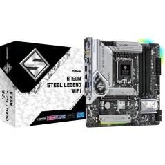 ASRock B760M Steel Legend WiFi Micro-ATX Motherboard LGA1700 - Unleash Performance & Connectivity with Premium Features!